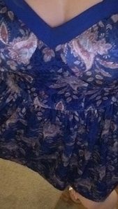 Navy Velvet Blue Bodice Style Dress